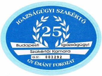 JÁKFALVY GÁBOR gyémánt fokozatú igazságügyi szakértő